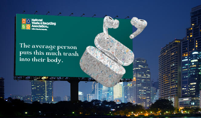 Airpods made of recycled materials