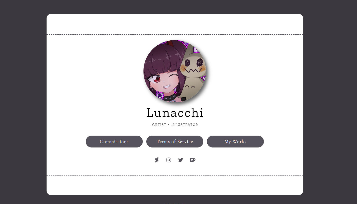 Lunacchi's Commission Website
